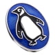 thumbnail image 1 of Broche de Latón con Hebilla Ovalada con Adorable Pin de Solapa con Cuello de Pingüino Insignia, 1 of 9