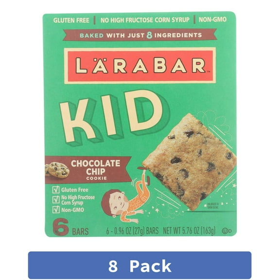 Larabar Kids Chocolate Chip Cookie Bar 0.96 oz (Pack of 8)
