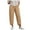Beige, variant on GEWSEY Cotton Linen Pants Women Elastic High Waist Straight Leg Lounge Pants Casual Slacks Summer Trouser with Pockets (Khaki, S)