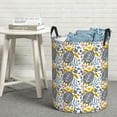 thumbnail image 6 of Sikiie Sea Turtle Print Round Dirty Clothes Basket, Waterproof Standing Foldable Storage Basket, for Laundry Room, Bedroom, Bathroom Storage-Small, 6 of 6