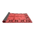 thumbnail image 2 of Ahgly Company Indoor Round Oriental Red Industrial Area Rugs, 7' Round, 2 of 4