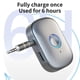 thumbnail image 4 of Receptor Bluetooth 5.3 con interfaz AUX, llamadas manos libres, sonido de alta definición, duración de la batería de 6-7 horas, enchufe metálico para audio para automóvil, auriculares, conversión de, 4 of 8