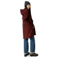 thumbnail image 6 of JAN & JUL Long Rain Jacket Waterproof and Windproof Rain-Coat for Women (Burgundy, S), 6 of 6