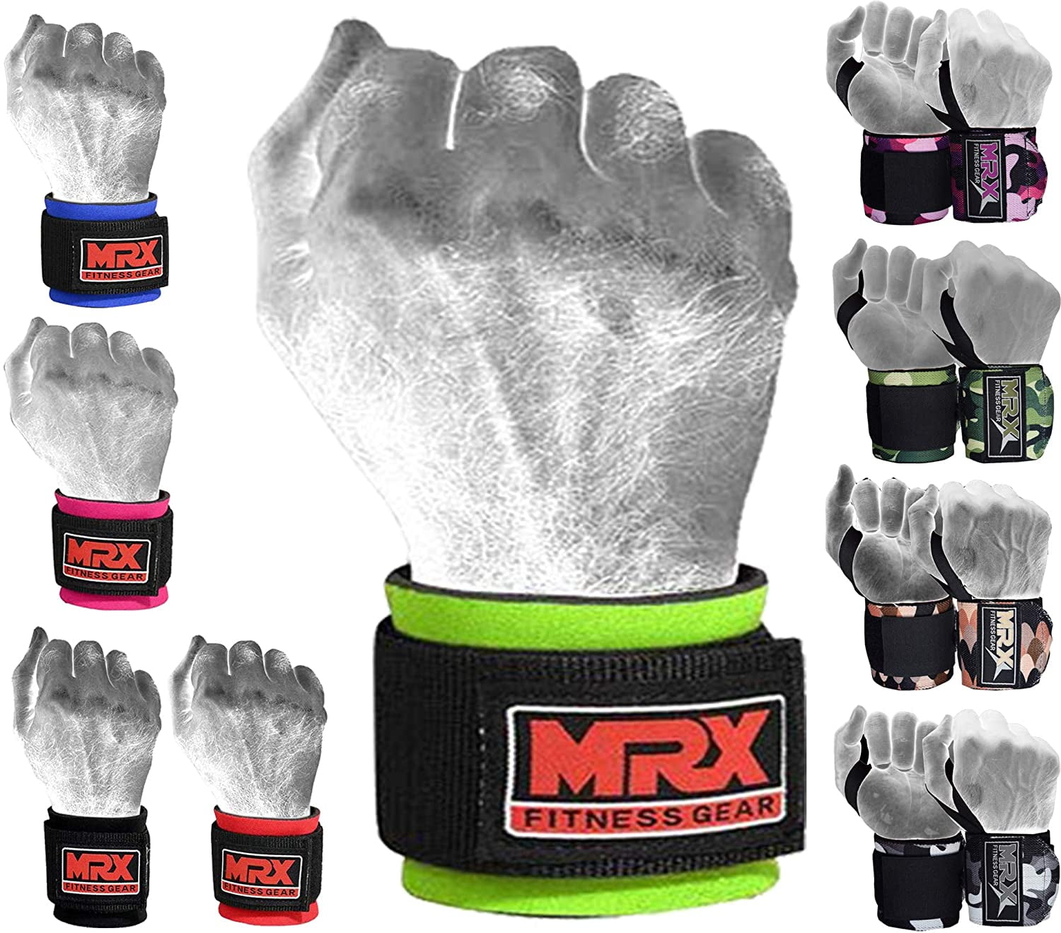 A Pair SelectCyclingWear Wrist Wraps Weightlifting/Workout/Gym/Powerlifting/Bodybuilding 
