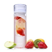 Cupture® White Fruit Infuser Water Bottle - Made of unbreakable Eastman Tritan(TM) - 24 oz