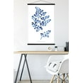 thumbnail image 5 of Jean Plout - Indigo Botanical Adiantum Assimle Wall Poster with Magnetic Frame, 22.375" x 34", 5 of 6