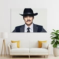 thumbnail image 4 of Handsome American Male Star Pedro Pascal Poster4 Painting On Canvas Wall Art Poster Scroll Picture Print Living Room Walls Decor Home Posters 12x18inch(30x45cm), 4 of 6