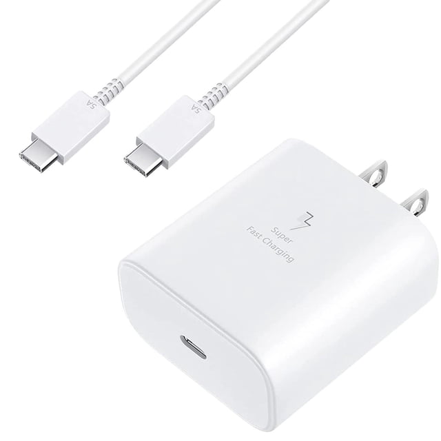 HTERETTW Cargador Tipo c 45W, Cargador USB C con Cable Carga Rápida, Cargador Tipo c Compatible con