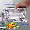 thumbnail image 2 of Aluminum Foil Zippered Bags For Food Preservation Moisture Locking Kitchen Storage, 2 of 9