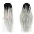 thumbnail image 3 of Unique Bargains Lace Front Wigs Long Water Wave for Women Gray, 3 of 7