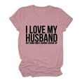 thumbnail image 1 of B91xZ Tuniques pour Femmes Manches Courtes Col Montant Extensible Ajusté Couche Basique Tee Tops, Rose G, 1 of 3