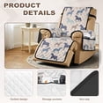 thumbnail image 3 of TSOVTHRID Horse Print Recliner Slipcovers Non Slip Lazyboy Recliner Chair Cover Soft Reclining Sofa Slipcovers with Storage Pocket Furniture Protector Cover for Living Room, 3 of 7