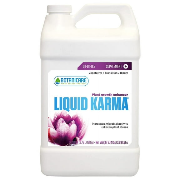 Botanicare Liquid Karma Supplement Plant Vitality Enhancer Increases Microbial Activity, 1-Gallon