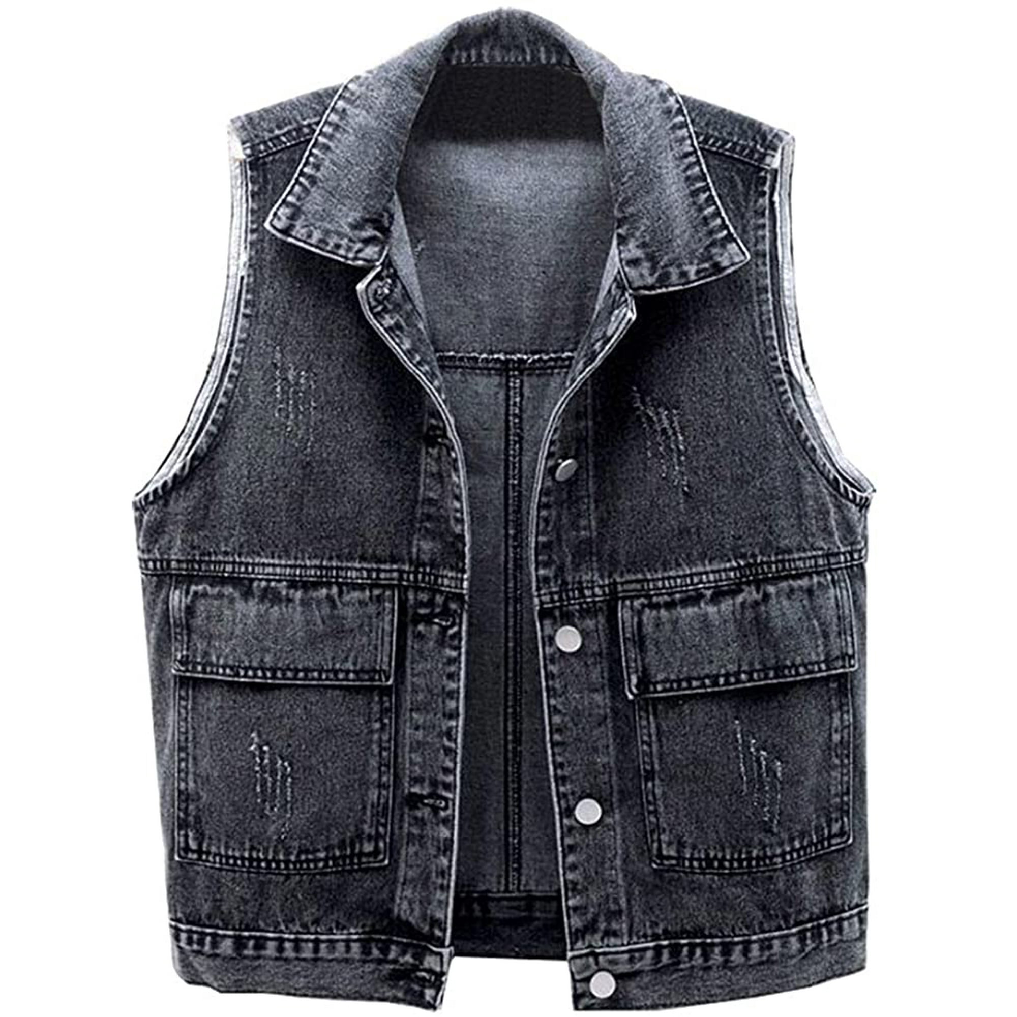 Women’s Denim Vest munimoro.gob.pe