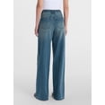 thumbnail image 3 of Madden NYC Women's The It Girl Ultra 90s Jeans with Rhinestone Bows, Sizes XXS-XXL, 3 of 6