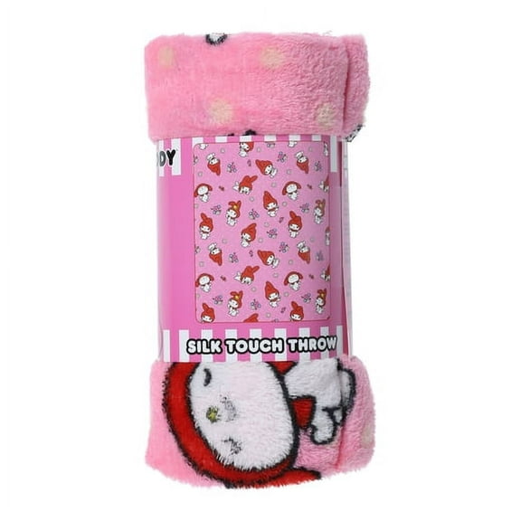 Sanrio My Melody Plush Silk Touch Throw, 40" x 50"