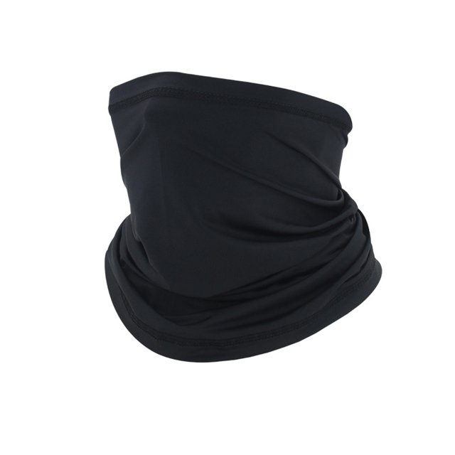 Greeniant Braga para el cuello a prueba de frío, seda helada, Color brillante, Unisex, cómodos bucles para las orejas, durabilidad, accesorios para Ciclismo Negro Greeniant OD019386-03