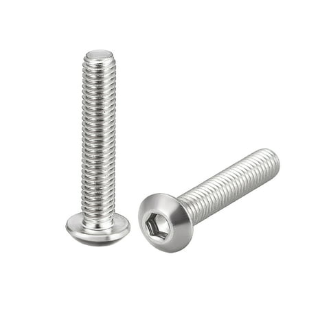 

M3x16mm Machine Screws Hex Socket Round Head Screw 304 Stainless Steel Fasteners Bolts 50 pcs