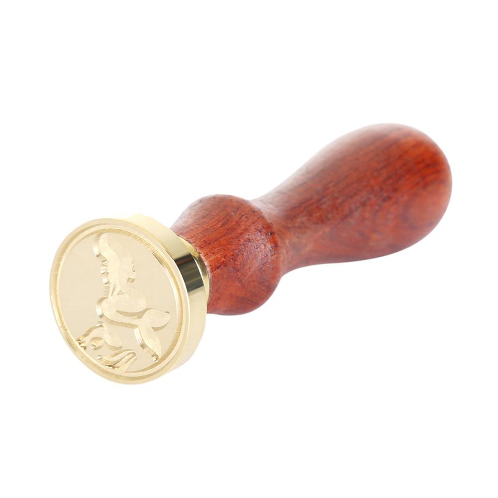 TBOLINE Retro Envelope Sealing Wax Copper Stamp for Art Decor Customs