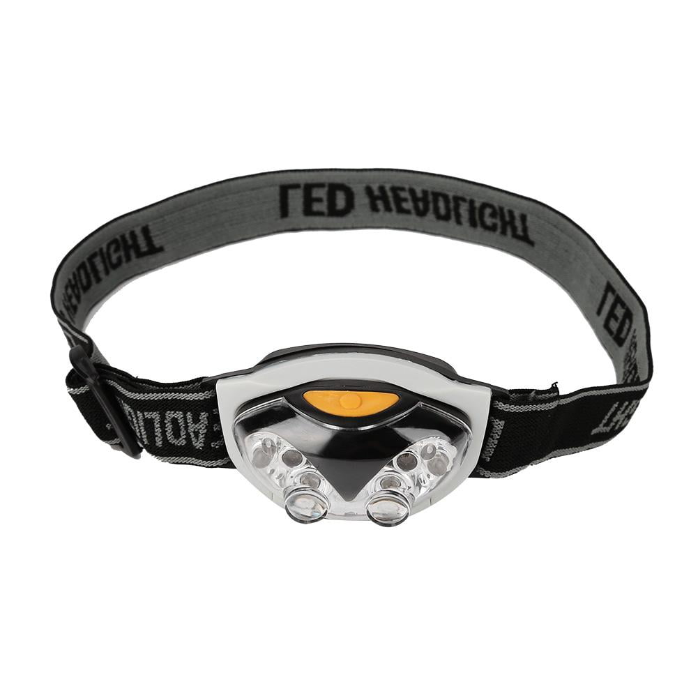 Ultra Bright LED Headlamp 1200 Lumen 3 Lighting Modes Flashlight White & Red LEDs Adjustable Angle and Waterproof for Running Camping Hiking