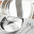 thumbnail image 4 of Houderco 1Jgo Olla De Cocina Con Divisor En Acero Inoxidable Para Preparar Hot Pot Familiar, 4 of 8