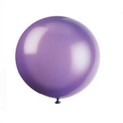 36'' Jumbo Latex Midnight Purple Balloons, 6ct