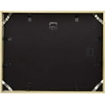 thumbnail image 4 of 11x14 Aluminum Picture Frame - with Mat for 8x10 Photo or Without Mat for 11 x 14 Photo - Real Glass Cover - Simple and Elegant Decor for Wall Mounting - 2 Pack - Gold, 4 of 5