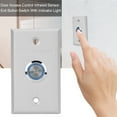 thumbnail image 4 of DOOR ACCESS CONTROL SYSTEM EXIT BUTTON SWITCH ALUMINUM SHELL PUSH RELEASE WITH INDICATOR LIGHT FOR SECURITY  ENTRANCE, 4 of 7