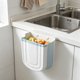 thumbnail image 5 of Wall Mounted Household Foldable Trash Can Kitchen Folding Trash Can Hanging Plastic Telescopic Storage Bin, 5 of 6