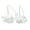 White, variant on Limei Popular Drop Earrings Flower Jewelry Accessory Dress Up