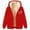 Red, variant on Pxxlle Plus Size Zip Up Hoodie Sweatshirts for Women Winter Sherpa Fleece Lined Hooded Sweatshirt Casual Long Sleeve Jackets with Pockets Red XXL