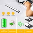 thumbnail image 4 of Led Closet Light With Motion Sensor, 12 Inch Dimmable Rechargeable Led Under Kitchen Cabinet Light, Magnetic Under Counter Wireless Lighting For Office Cupboard, Stairs, Garage, 4 of 8