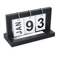 thumbnail image 1 of Vintage Wooden Flip Desk Calendar, Large Display, Simple And Durable, For Office And Home Decor, 1 of 8