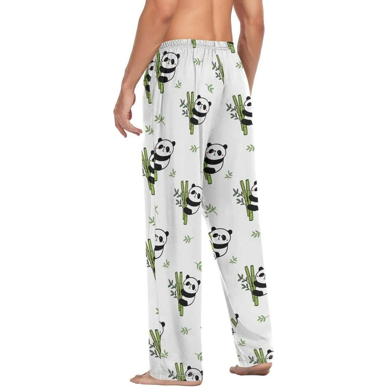 GZHJMY Panda Pajama Pants for Men Lounge Pants Lightweight Men Pajama Bottoms with Drawstring Pockets Christmas New Year Birthday Gifts Large Walmart