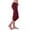 Wine, variant on PEONAVET Women's Plus Size Leggings High Waist s Stretch Pants Tummy and Control Knee Length Slim Fit Casual Yoga Workout Exercise Cropped Trouser - Summer's Top Trends