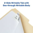 thumbnail image 6 of Filing Ultra Tabs, 3" x 1.5", 24 File Tabs, White, 6 of 9