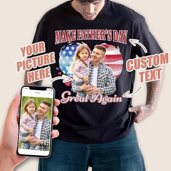 Make Father's Day Great Again Customs for Men 4th of July, AURORAVALLEY T-Shirt