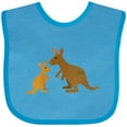 thumbnail image 3 of Inktastic Kangaroo Family Boys or Girls Baby Bib, 3 of 4