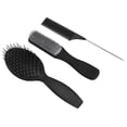 thumbnail image 1 of Cepillo De Peinado De 9 Filas, Juego De Peines Para El Cabello, Antiestático, Duradero, Profesional, Práctico, De Alta Dureza Para El Cuidado Del Cabello ANGGREK Caja negra, 1 of 8