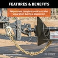 thumbnail image 3 of CURT 80304 35-Inch Trailer Safety Chain with 5/16-In Clevis Snap Hook, 18,800 lbs Break Strength, 3 of 6
