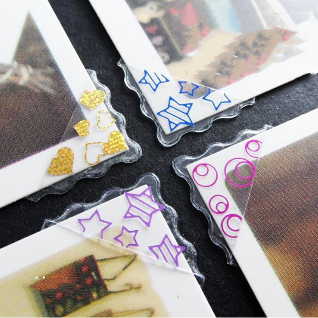 LoveinDIY 5pcs Photo Corner Stickers Self Adhesive Picture Album Scrapbook Frame Card 