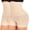 Beige+Beige, variant on Womens Shapewear Shorts Tummy Control Body Shaper Underwear Shaping Boyshorts Seamless Shorts Under Dresses