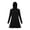 Black, variant on Loose Fit Sun Protection Jacket for Women UPF 50+ Knee Length Long Sleeve Full Zip UV SPF Hoodies Rash Guard Lightweight Fishing Camping Jackets with Face Mask and Thumb Holes Light Blue XXL