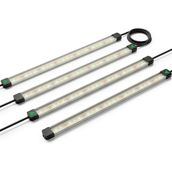 VIVOSUN Lumaray LED Grow Light Bars 16”(4-Bar), Full Spectrum Side Lighting with 60% Red Light up to 25% Yields for Grow Tents, Greenhouses, Magnet Reliability Upgraded, SGS Compatible