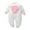 White, variant on Fjofpr Baby Girl Clothes Newborn Baby Boy Clothes Clearance Baby Boy Clothes Clearance Baby Winter Clothes Clearance Newborn Infant Baby Girl Boy Thick Warm Romper Multicolor Cute Print Jumpsuit