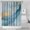 Blue, variant on Black White Gold Marble Pattern Shower Curtain 36"x72" ,Bathroom Decorative Shower Curtains Set with 12 Hooks,Modern Waterproof Washable Shower Curtain
