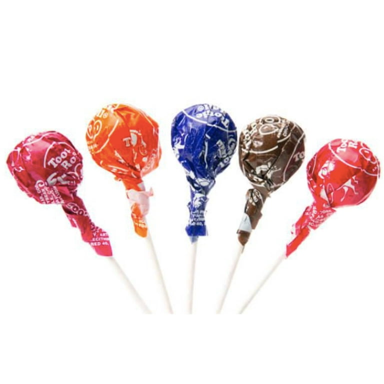 Tootsie Pop Lollipop 5-Flavors Hard Candy Outside with Chewy Tootsie Roll  Center Bulk (3 Pound) - Walmart.com