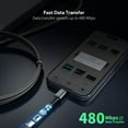 thumbnail image 3 of For Motorola Moto G Stylus 5G 2026 1X 6FT Braided Fast 100W USB Cable Type C TO C, 3 of 7
