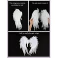 thumbnail image 7 of Angel Wings and Halo for Adult Fairy Angel Wings Costume with Adjustable Strap for Women Christmas Halloween Cosplay Birthday Wedding Party, 7 of 7