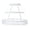 White, variant on GPOECD Long Skirts for Women Summer A Line Knee Length Wedding Gown Petticoat Underskirt Adjustable Cage for Daily Wear Womens Skirts White,One Size